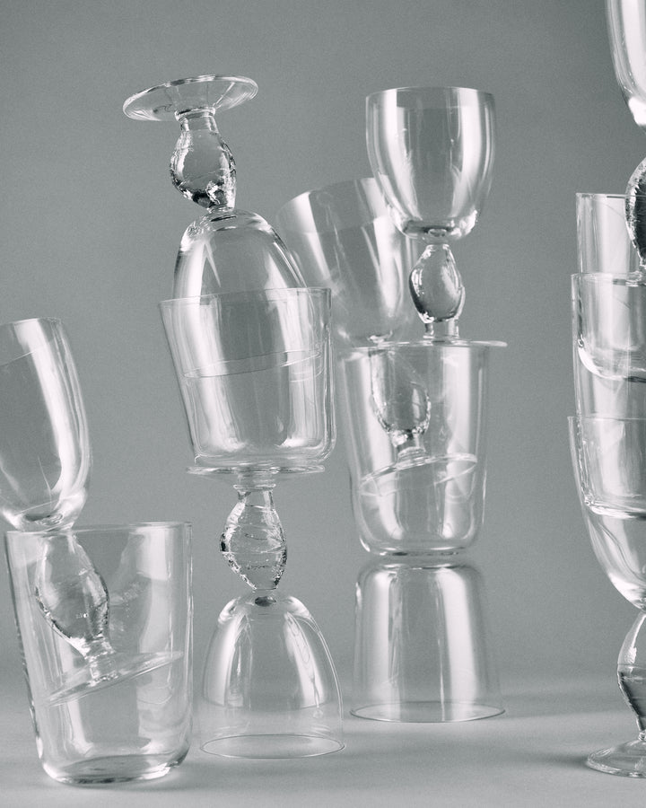 Serax - Uncharted - Glas S Out of Lines - Set van 4