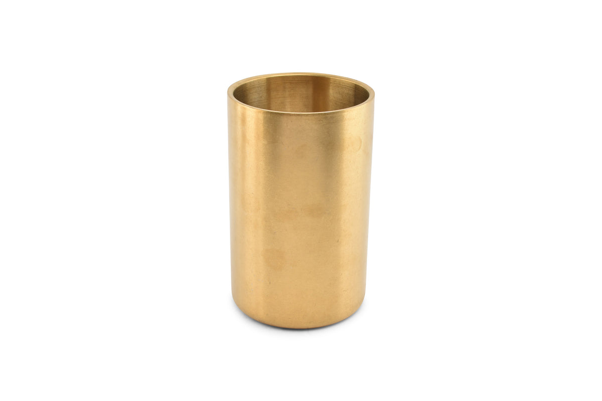 Bonbistro - Wijnkoeler 12xH19cm dubbelwandig antique goud Bar