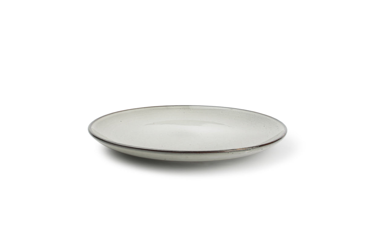 ONA - Plat bord 26cm groen Freckles - Set van 4