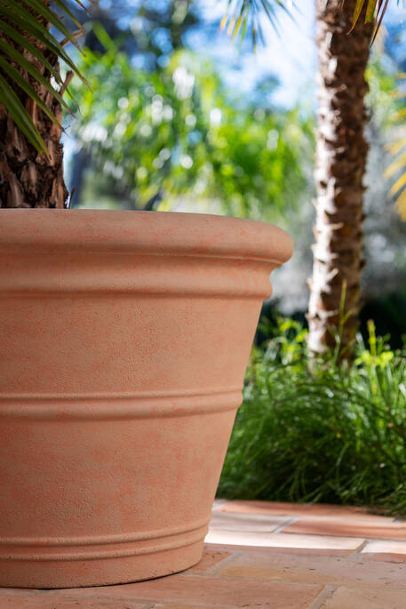 Pottery Pots - Bloempot Kyra XL, Brick Orange Ø70 cm