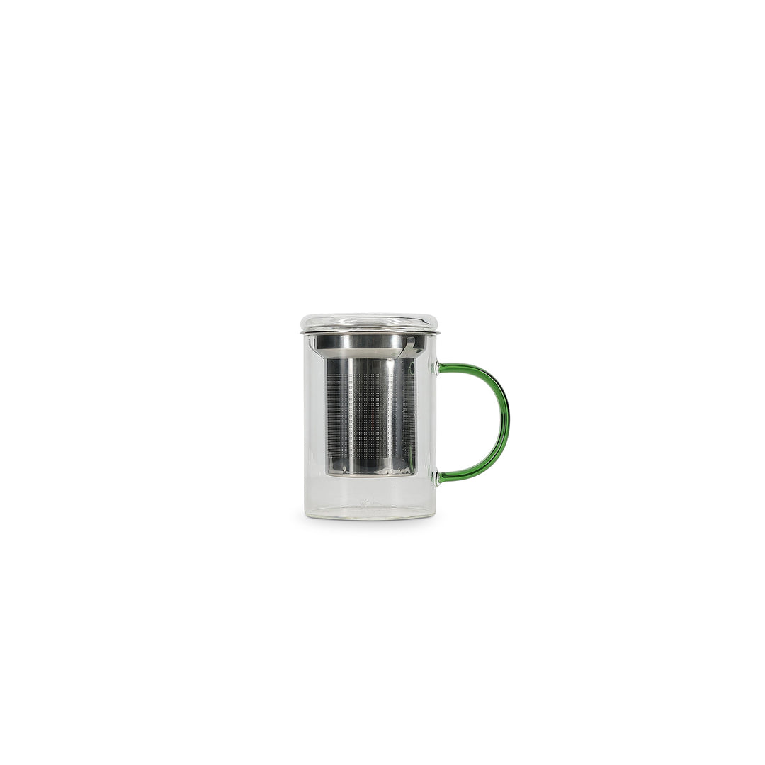 Ona - Theebeker 43cl met filter en deksel groen Liv