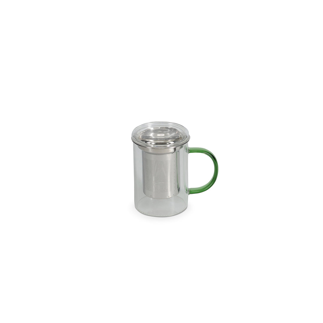 Ona - Theebeker 43cl met filter en deksel groen Liv