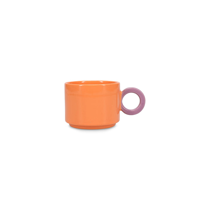 Ona - Beker 28cl oranje/paars Lou