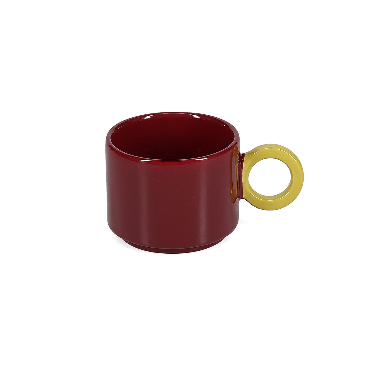 ONA - Beker 28cl burgundy Roze/mustard yellow Lou