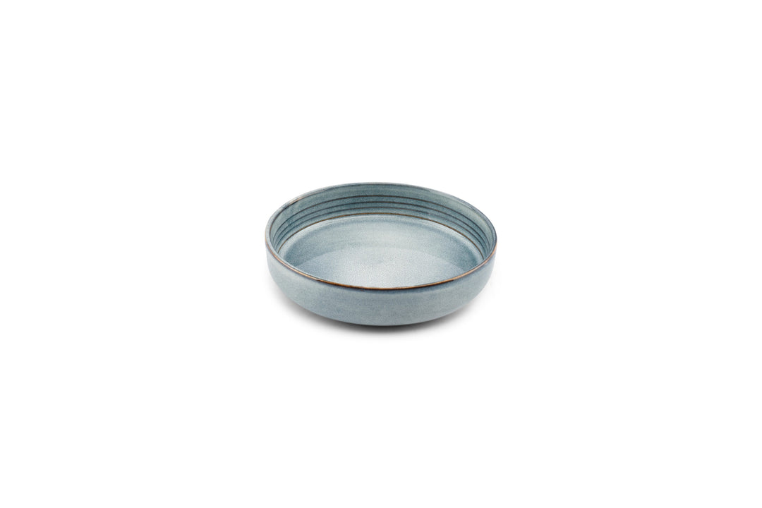 ONA - Kom 15xH3,5cm blauw Duna - Set van 4