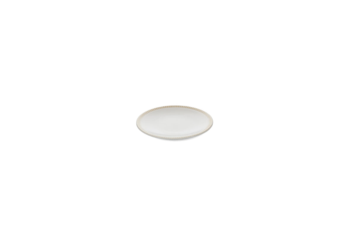 Bonbistro - Plat bord 16cm beige Linea (set van 6)