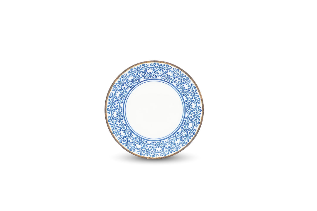 Bonbistro - Plat bord 21cm blauw Azul (set van 6)