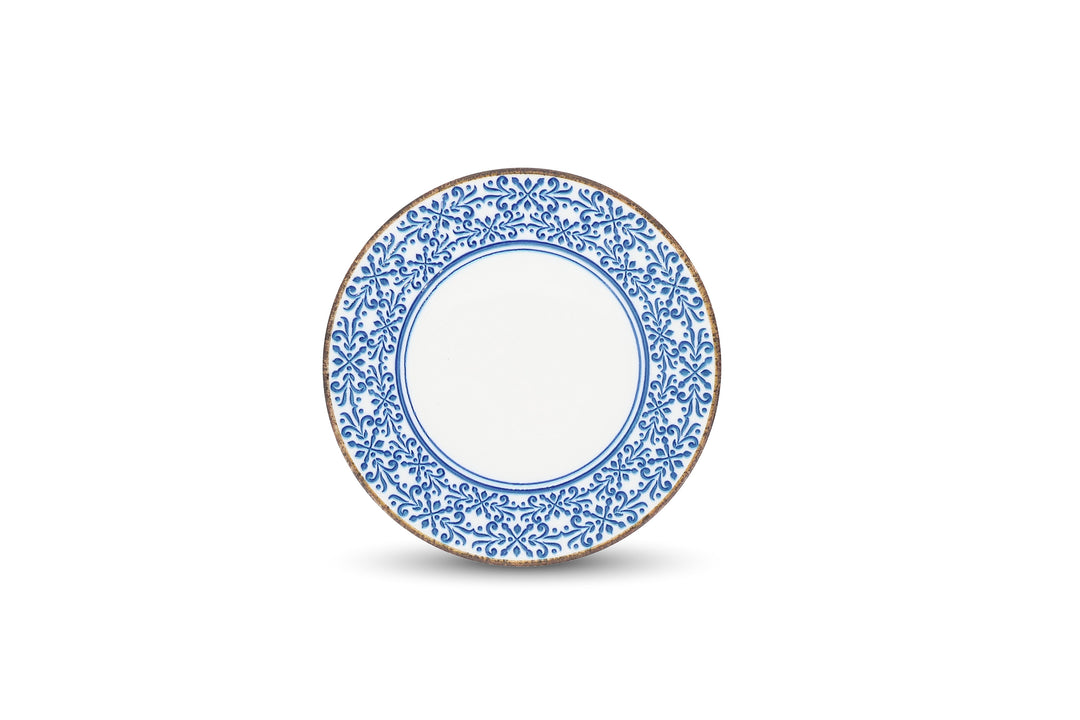 Bonbistro - Plat bord 25cm blauw Azul (set van 6)