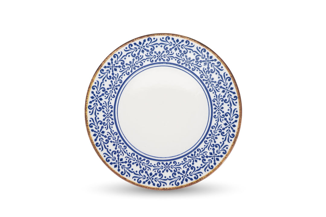 Bonbistro - Plat bord 32cm blauw Azul (set van 2)