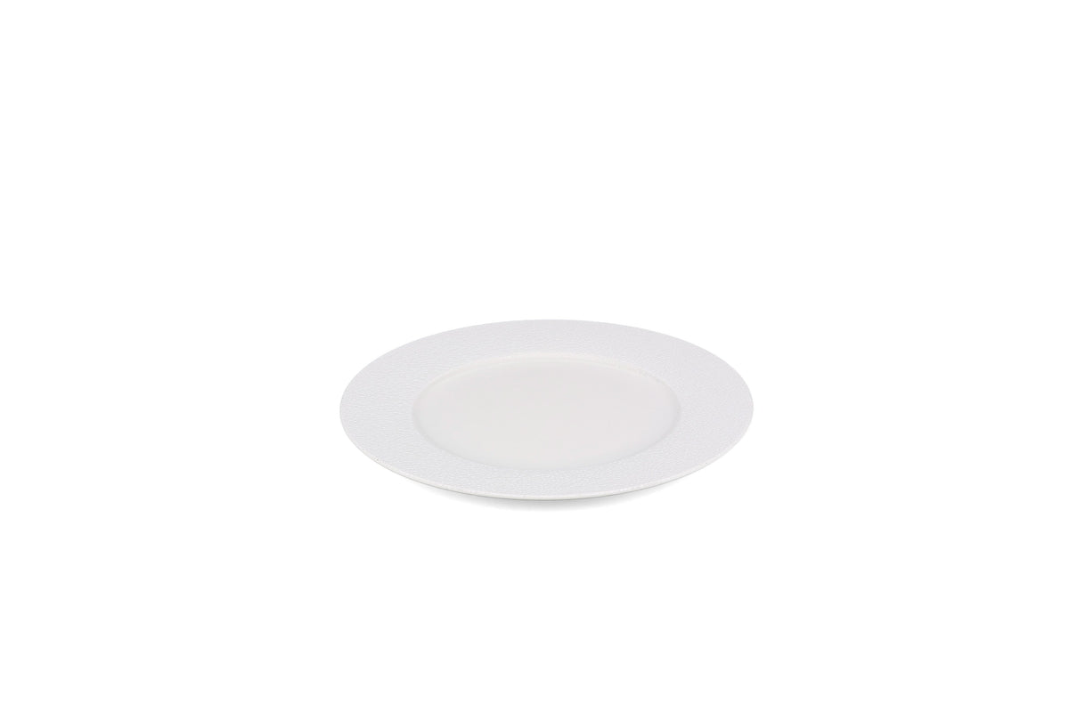Bonbistro - Plat bord 27/19cm rim wit Astro (set van 6)