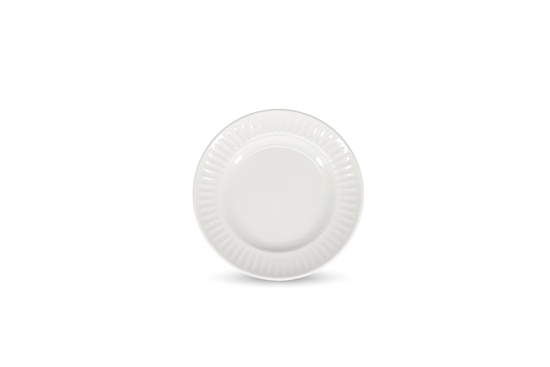 Bonbistro - Plat bord 21cm wit Solar (set van 6)