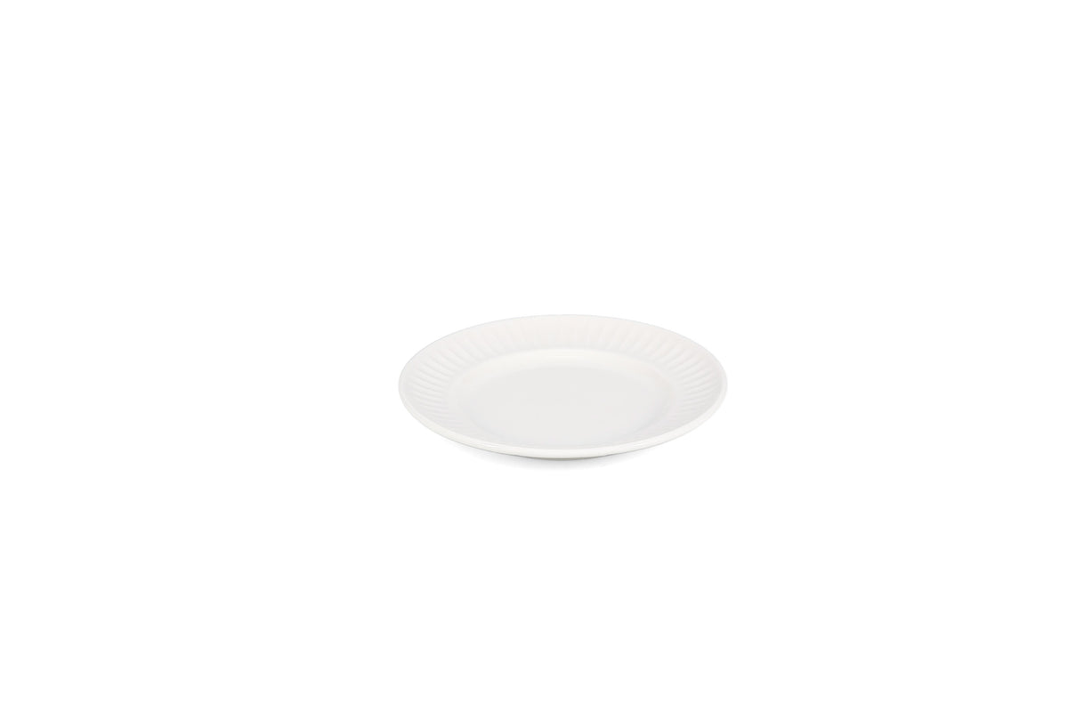 Bonbistro - Plat bord 21cm wit Solar (set van 6)