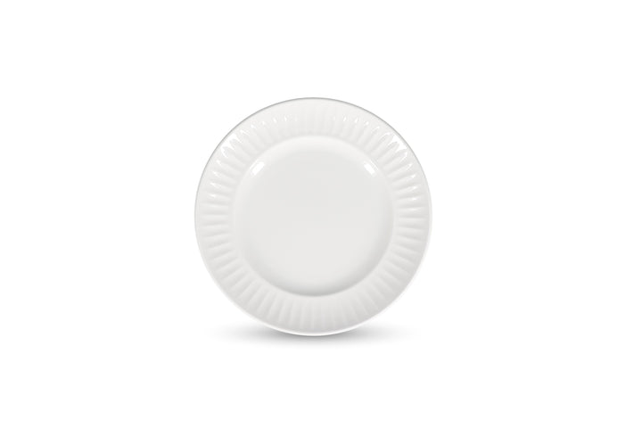 Bonbistro - Plat bord 25cm wit Solar (set van 6)