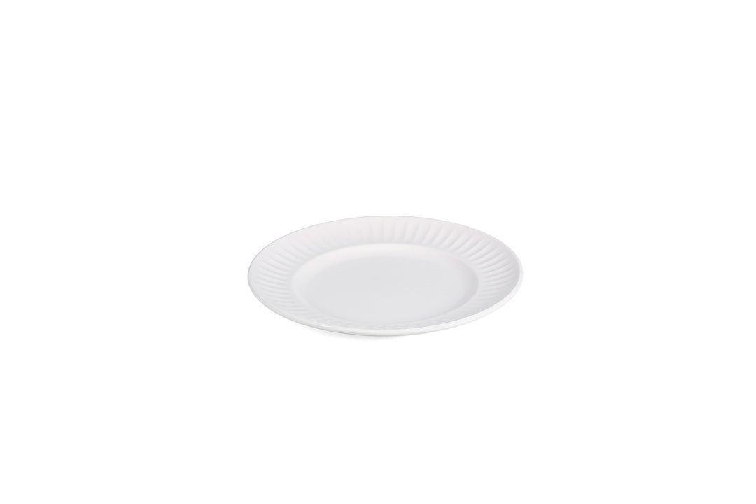 Bonbistro - Plat bord 25cm wit Solar (set van 6)
