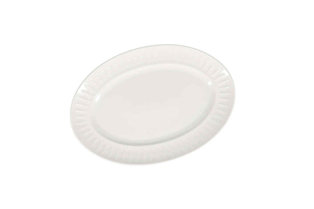 Bonbistro - Serveerschaal 36x25,5cm wit Solar (set van 4)