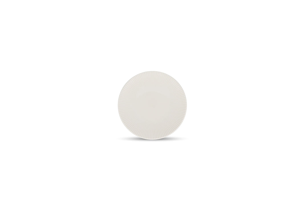 Bonbistro - Plat bord 16cm wit Solis (set van 6)