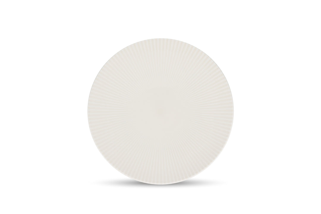 Bonbistro - Plat bord 32cm wit Solis (set van 2)