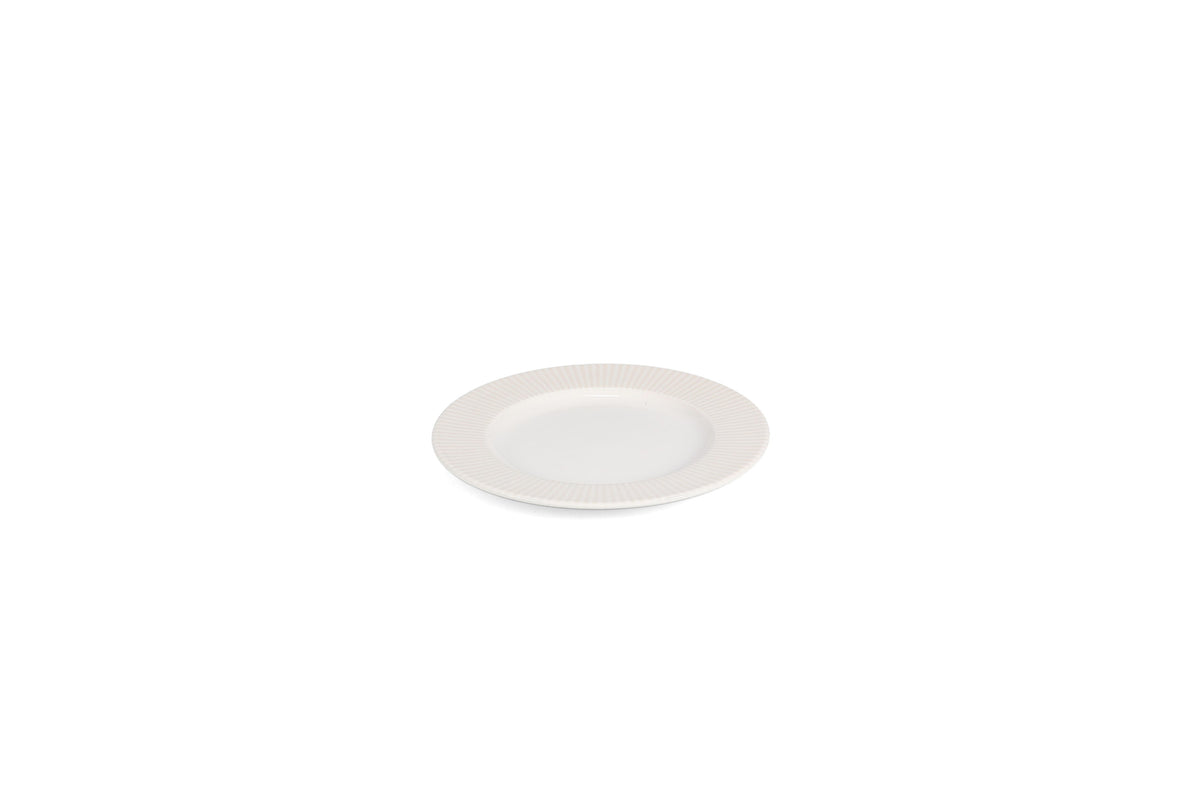 Bonbistro - Plat bord 20/14cm wit Solis (set van 6)