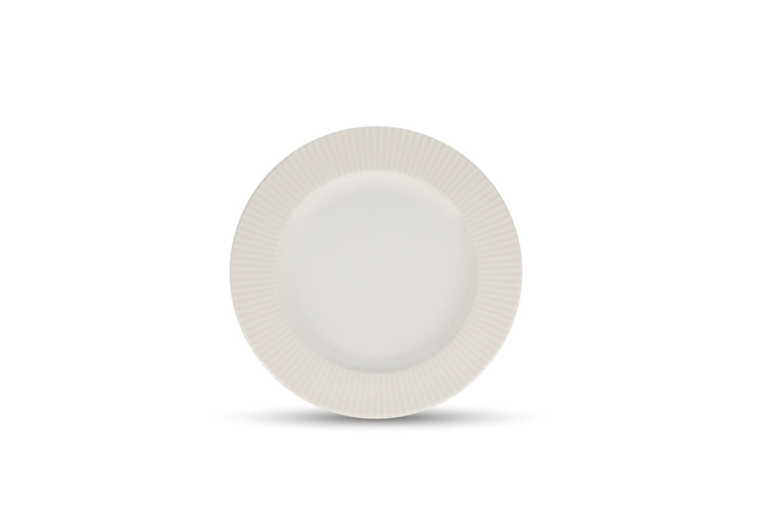 Bonbistro - Plat bord 27/19cm wit Solis (set van 6)