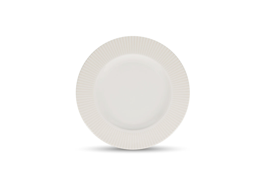 Bonbistro - Plat bord 31/20,5cm wit Solis (set van 2)
