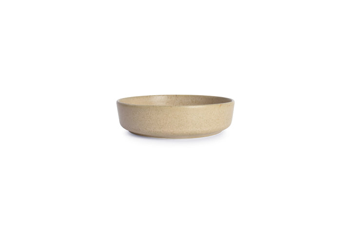 Bonbistro - Diep bord 16xH4cm beige Pila - Set van 2