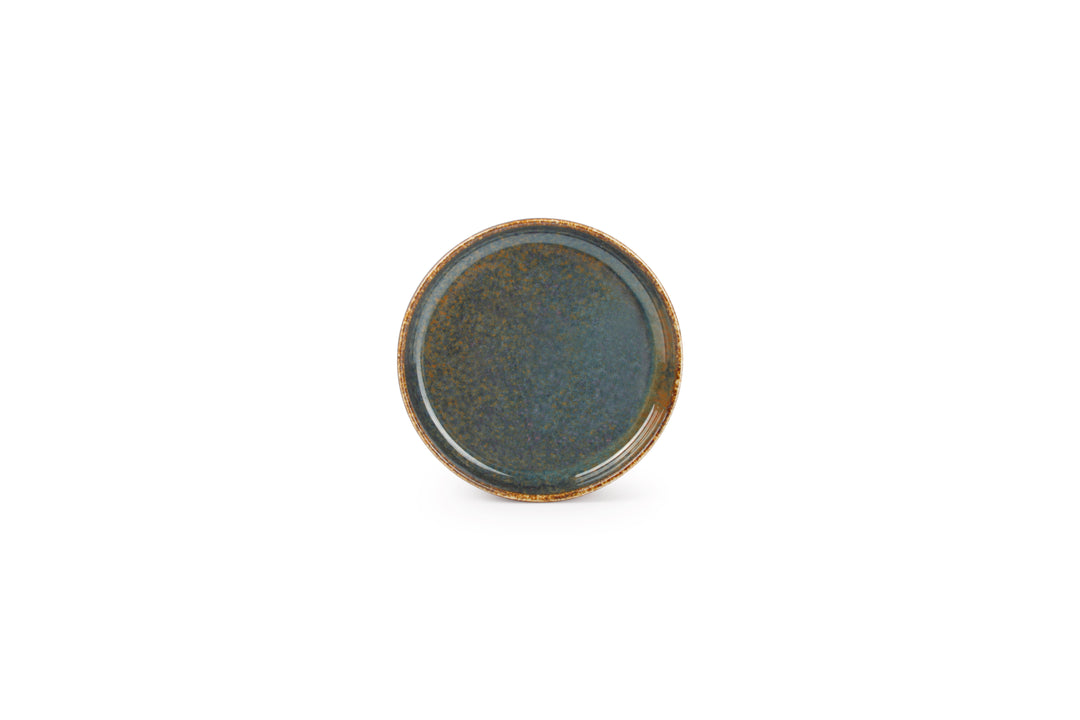 Bonbistro - Plat bord 13,5cm groen Pila - Set van 4