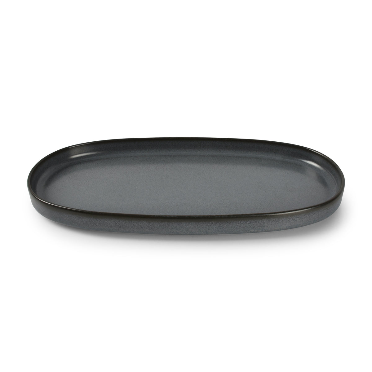Bonbistro - Plat bord 30x15xH2cm donker blauw Pila - Set van 3