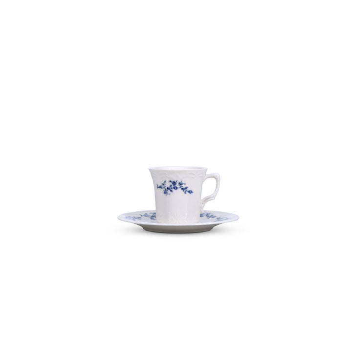 Bonbistro - Schotel 16,5cm Blauw flower Retro