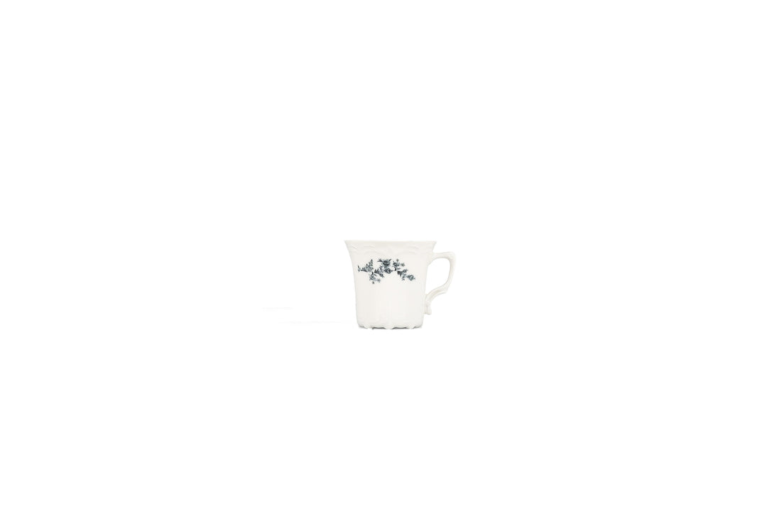 Bonbistro - Kop 20cl black flower Retro (set van 6)