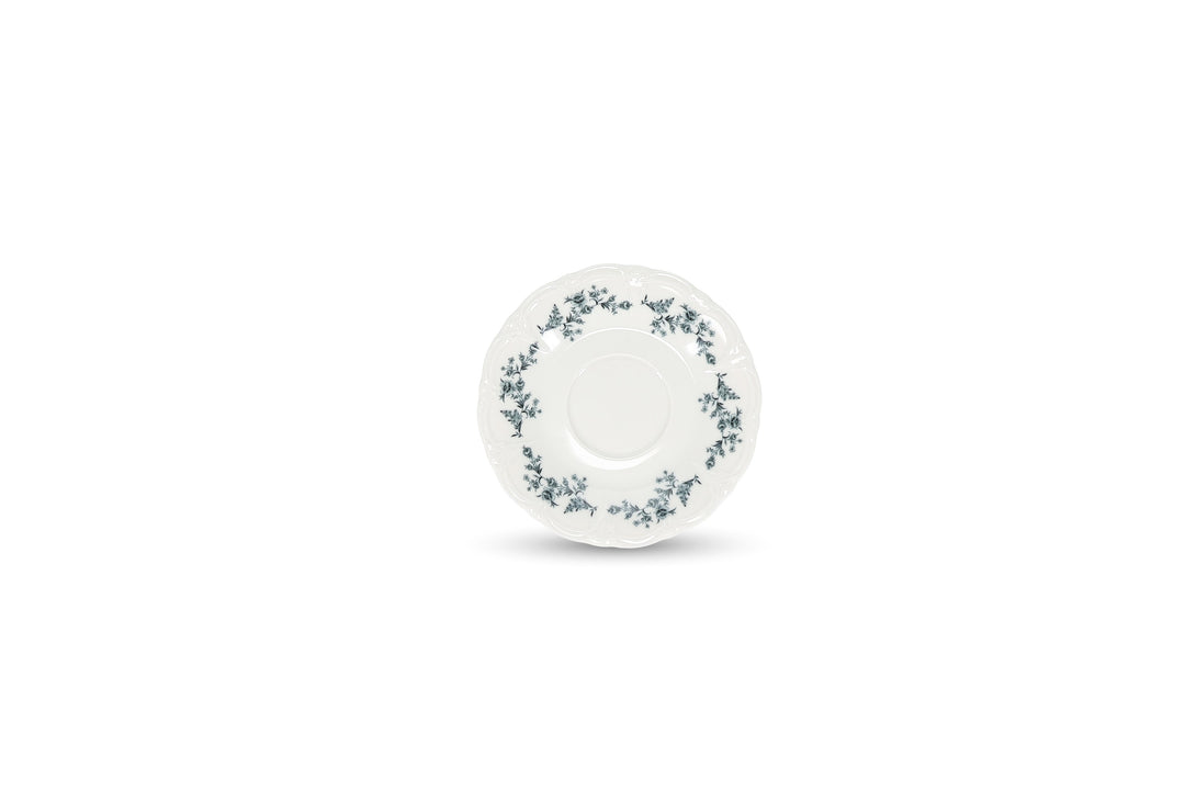 Bonbistro - Schotel 16,5cm black flower Retro (set van 6)