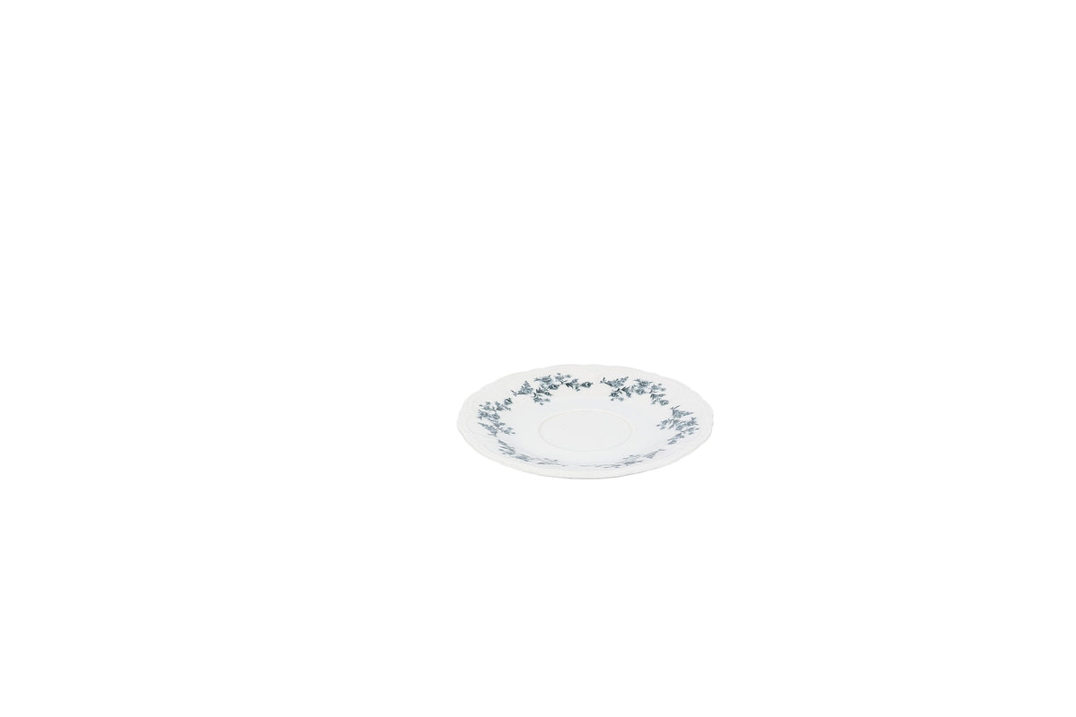 Bonbistro - Schotel 16,5cm black flower Retro (set van 6)