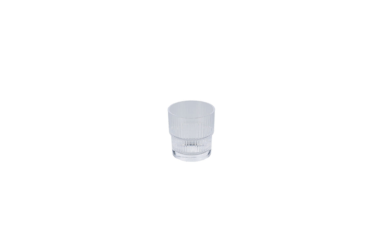 Bonbistro - Glas 33cl gestreept Vitro (set van 6)
