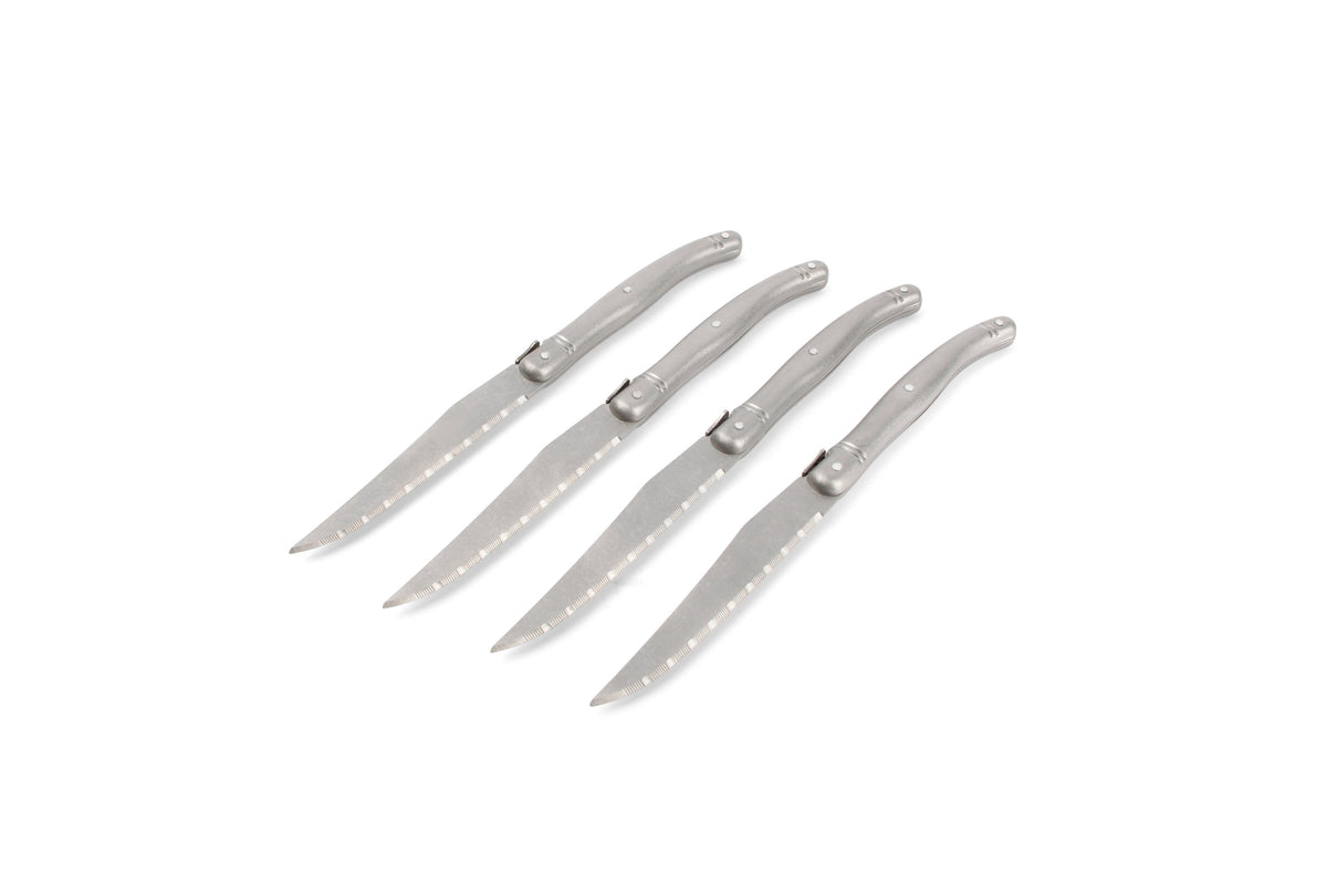 Bonbistro - Steakmes stone washed Carve - set/4