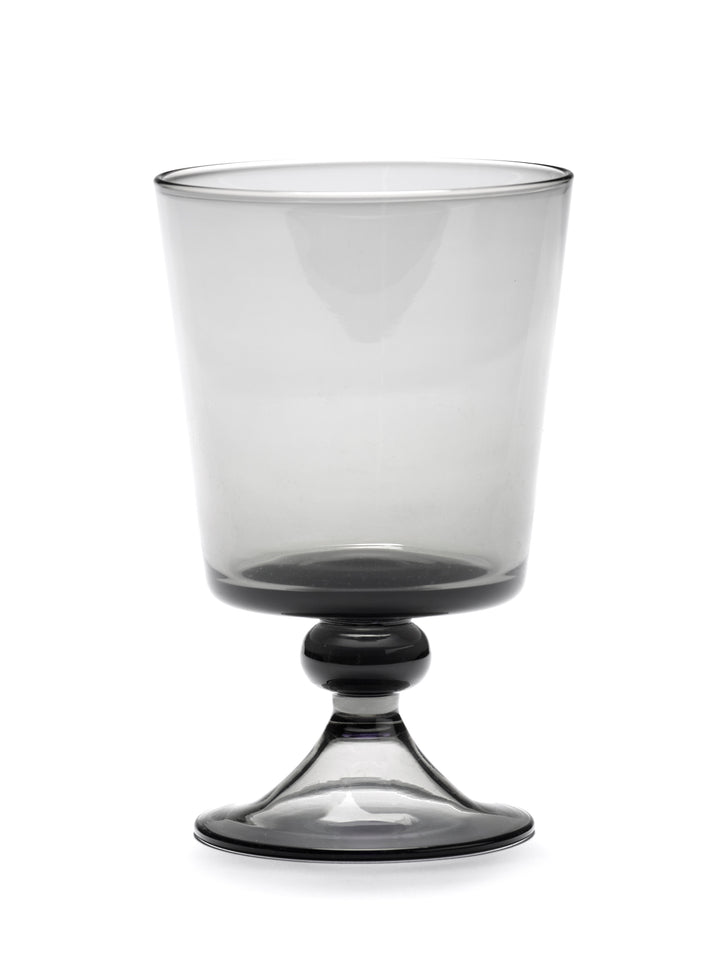 Serax - Marie Michielssen - Rodewijnglas Smoky Grey La Mère - Set van 4