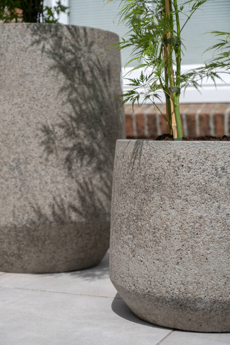 Pottery Pots - Bloempot Harith L, Diorite Grey Ø53,5 cm