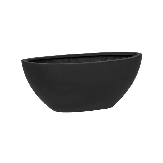 Pottery Pots - Bloempot Dorant M, Zwart 53x23,5 cm