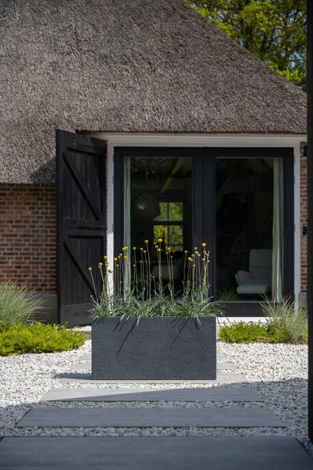 Pottery Pots - Bloempot Jort M, Midnight Black 100x40 cm