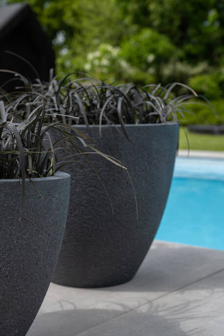 Pottery Pots - Bloempot Jesslyn S, Midnight Black Ø50 cm