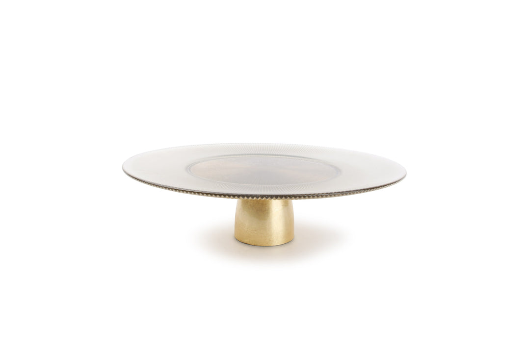 Salt &amp; Pepper - Taartplateau 33xH10cm gold Glint