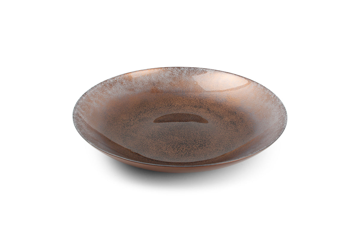 Salt & Pepper - Sierschaal 40xH6,5cm glas sunset Cosmo