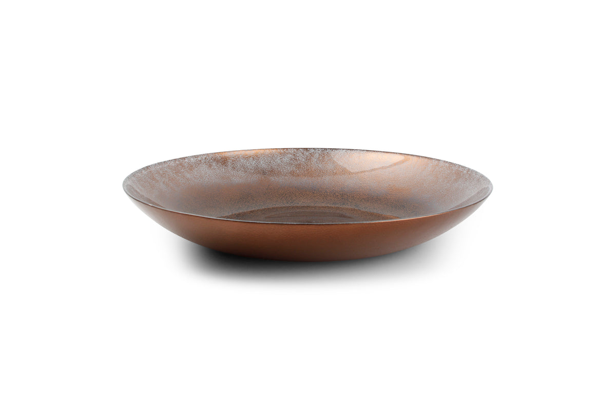 Salt & Pepper - Sierschaal 40xH6,5cm glas sunset Cosmo