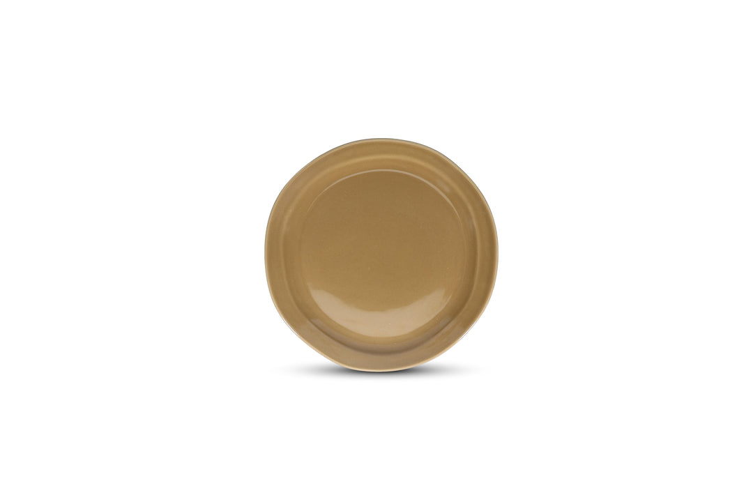 Salt &amp; Pepper - Plat bord 21cm olive green Manon (set van 4)