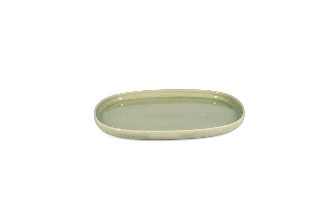 Salt &amp; Pepper - Serveerschaal 33x22,5cm sage Blush (set van 2)
