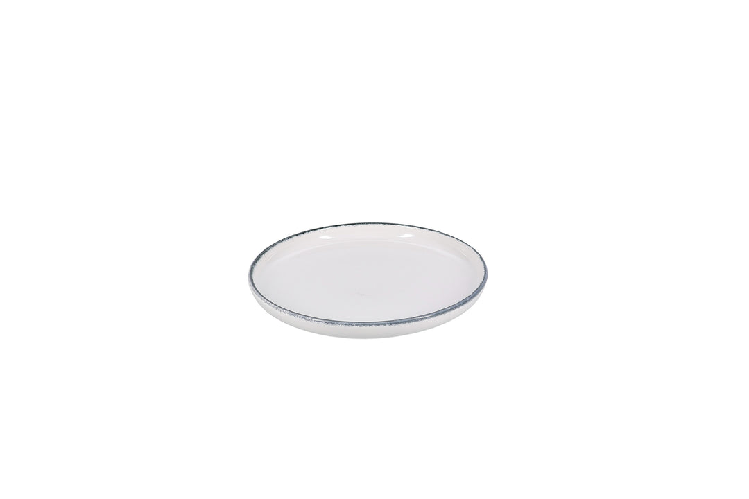Salt &amp; Pepper - Plat bord 22xH2,5cm black rim Fade (set van 4)