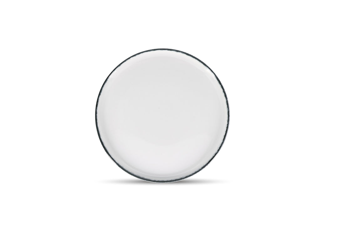Salt &amp; Pepper - Plat bord 27,5xH2,5cm black rim Fade (set van 4)