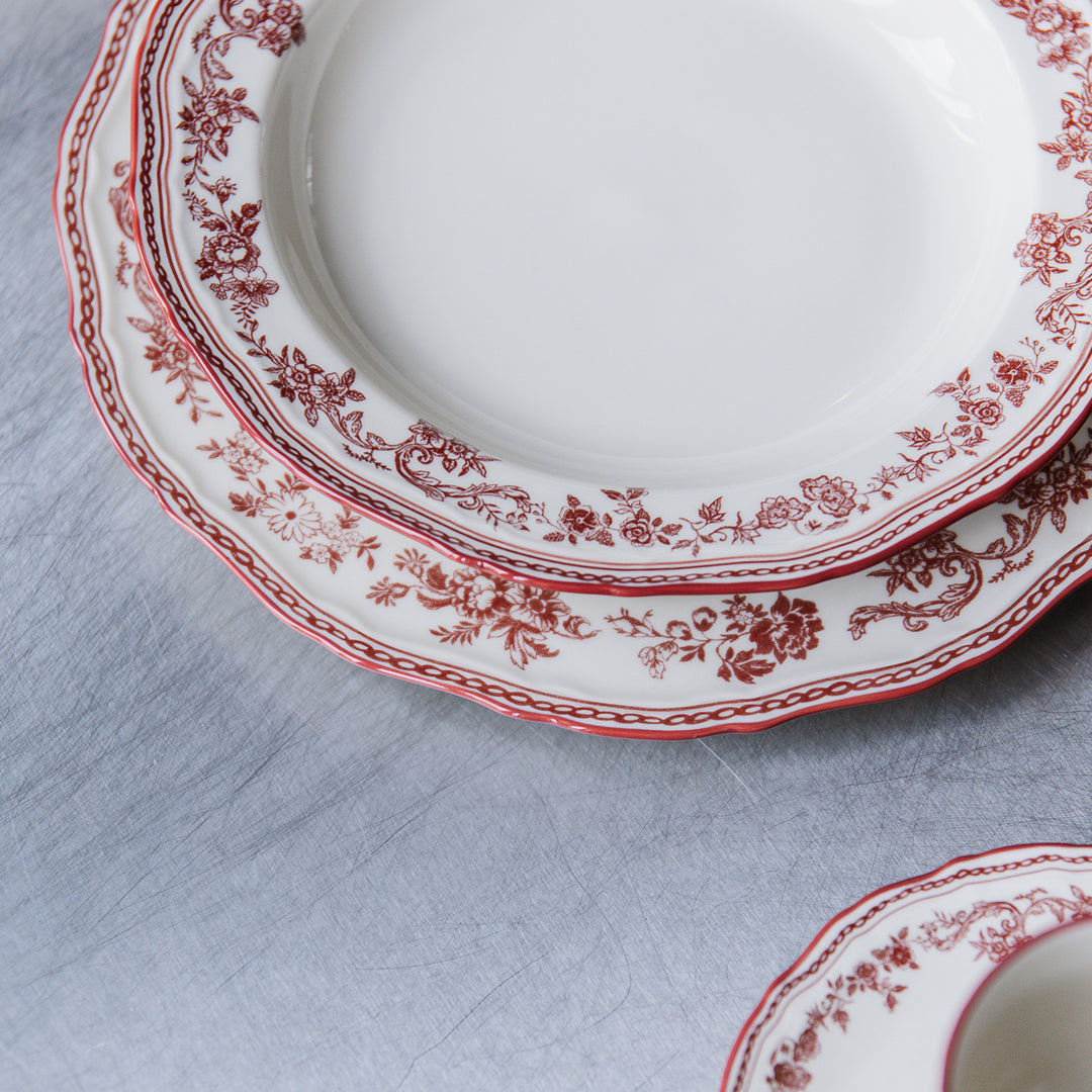 Salt &amp; Pepper - Plat bord 27cm burgundy Cyril