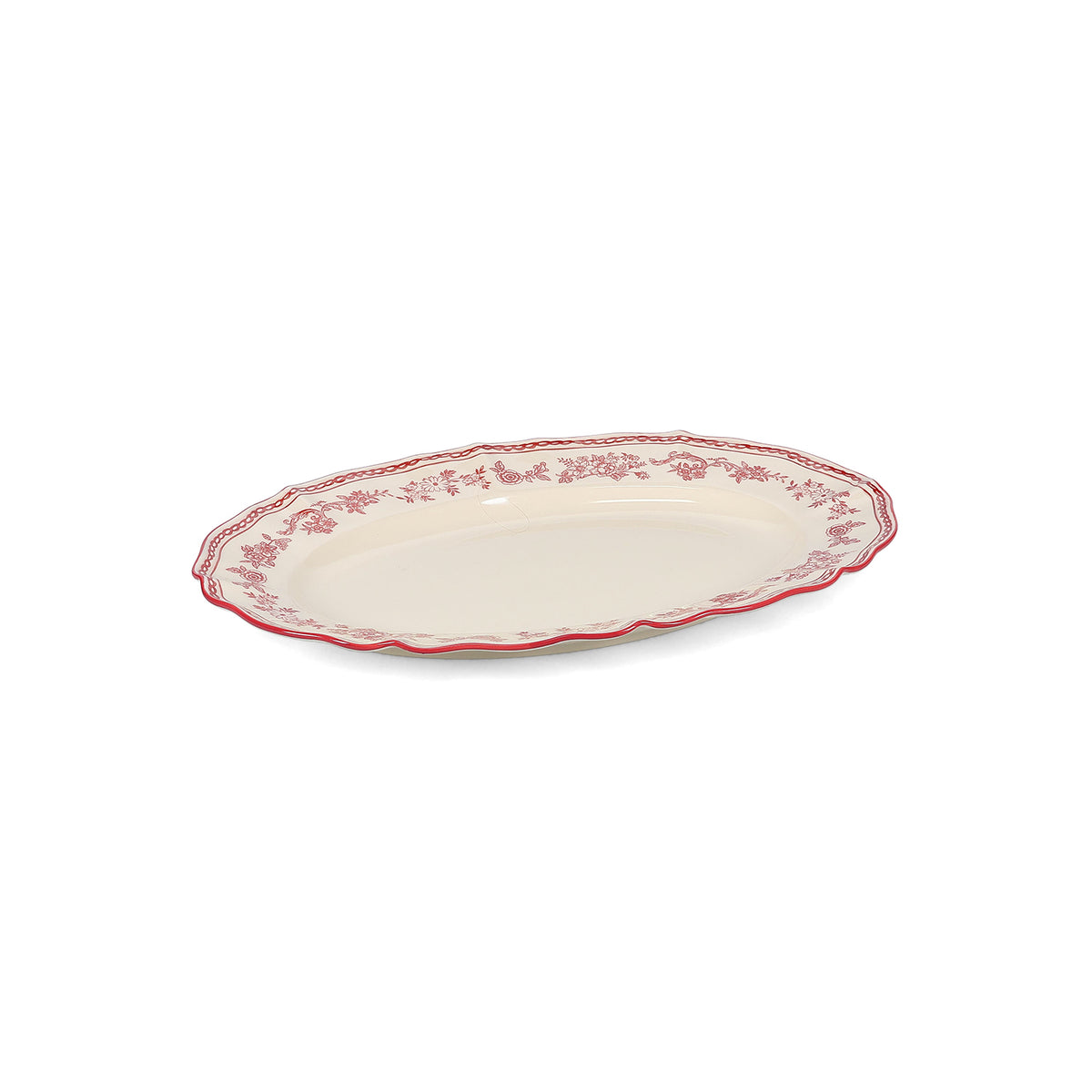 Salt & Pepper - Serveerschaal 32,5x22,5cm ovaal burgundy Cyril