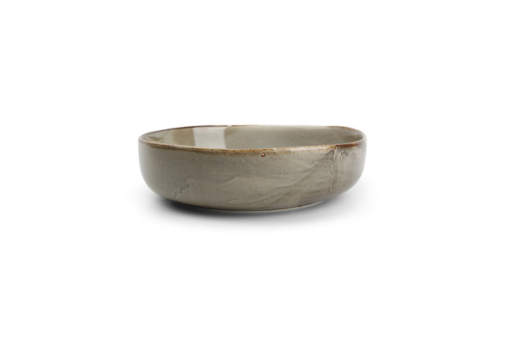 Salt &amp; Pepper - Diep bord 22xH6cm concrete Studio Urban - Set van 4