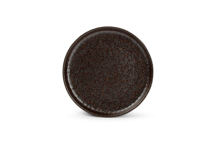 Salt &amp; Pepper - Plat bord 22xH3cm chocolate Tabo - Set van 4
