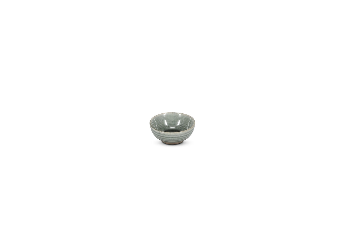 Salt & Pepper - Kom 8,5xH4cm groen Cameo - Set van 4